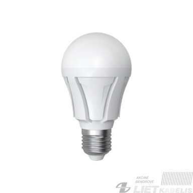 LED lempa 12W, E27, 3000K, 1040LM, dimeriuojama, Skylighting