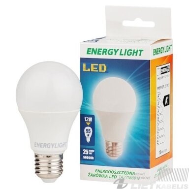 Lempa LED 12W, E27, 4000K, 1000lm, Energy Light