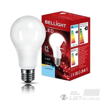 Lempa LED 15W, E27, 4000K, 1500Lm, Bellight
