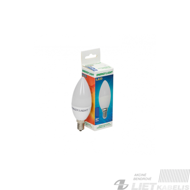 Lempa LED 6W, E14, 3000K, 480 lm, žvakė, Energy Light