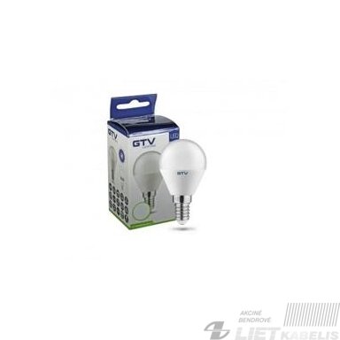 Lempa LED 8W, E14, 220V, 4000K, burbuliukas, GTV Lempa LED 8W, E14, 220V, 4000K, burbuliukas, GTV