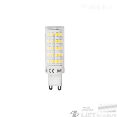 Lempa LED 8W, G9, 230V, 750lm, 2700K, keramikinė, LEDline