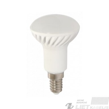 Lempa LED reflektorinė 7W, E14/R50, 560lm, 2700K, keramikinė, LEDline Lempa LED reflektorinė 7W, E14/R50, 560lm, 2700K, keramikinė, LEDline