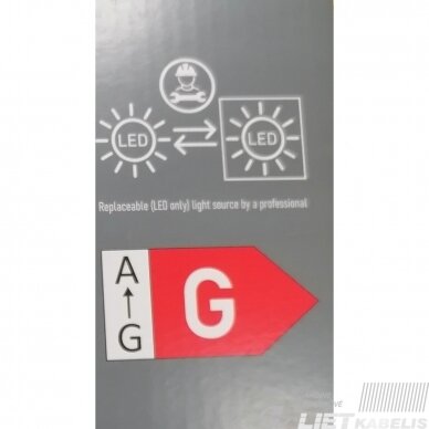 LED girlianda sodo 15W, 3000K, 1200lm, juoda, 15m, IP44, Reus&Helle 3