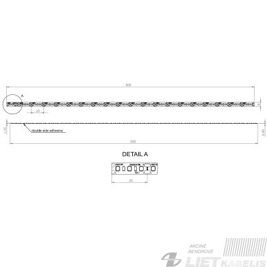 LED juosta 12V 12W/m nehermetiška IP20 šiltai balta 3000K 120LED/m 115lm/W PLUS AKTO 1 LED juosta 12V 12W/m nehermetiška IP20 šiltai balta 3000K 120LED/m 115lm/W PLUS AKTO 1