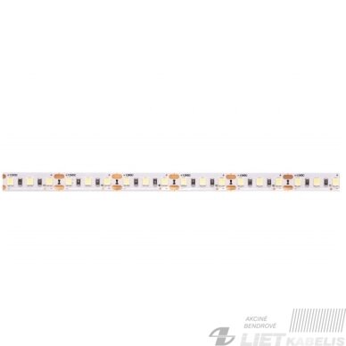 LED juosta 12V 9.6W/m nehermetiška IP20 šiltai balta 2700K 120LED/m 115lm/W PLUS AKTO