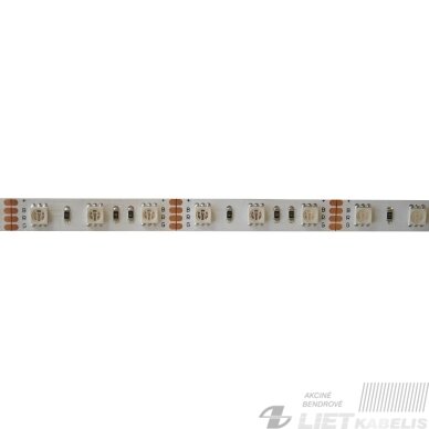 LED juosta 24V 14.4W/m nehermetiška IP20, RGB padidinto efektyvumo, PLUS AKTO 1 LED juosta 24V 14.4W/m nehermetiška IP20, RGB padidinto efektyvumo, PLUS AKTO 1