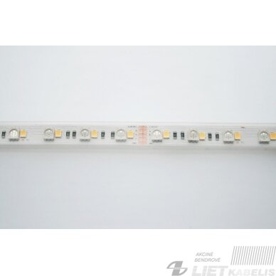 LED juosta 24V 19.2W/m hermetiška T formos IP67, RGB+WW, padidinto efektyvumo, PREMIUM AKTO 1 LED juosta 24V 19.2W/m hermetiška T formos IP67, RGB+WW, padidinto efektyvumo, PREMIUM AKTO 1