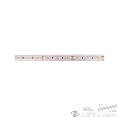 LED juosta, 5m ritė, 12V 4.8W/m hermetiška IP68, T formos, šiltai balta 3000K 108lm/W 1