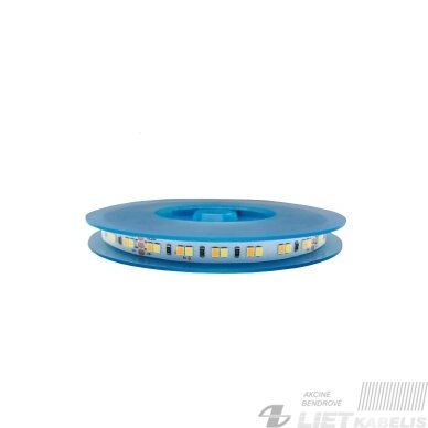 LED juosta, 5m ritė, 24V 19.2W/m (2x 9.6W), 168LED/m, CCT 2700K-6500K, nehermetiška IP20, Bridgelux LED 1 LED juosta, 5m ritė, 24V 19.2W/m (2x 9.6W), 168LED/m, CCT 2700K-6500K, nehermetiška IP20, Bridgelux LED 1