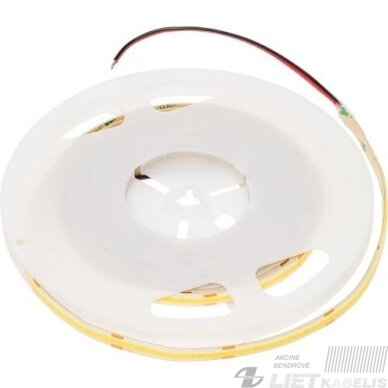 LED juosta 11W/m, 24V, 1050Lm, 4000K, COB, IP65, Lemlux LED juosta 11W/m, 24V, 1050Lm, 4000K, COB, IP65, Lemlux