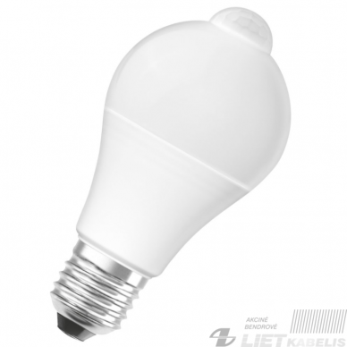 LED lempa 12W, E27, 4000K, 960lm, su judesio davikliu, Energy Light LED lempa 12W, E27, 4000K, 960lm, su judesio davikliu, Energy Light