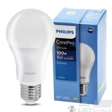 LED lempa 13W, E27, 4000K, 1521lm, PHILIPS
