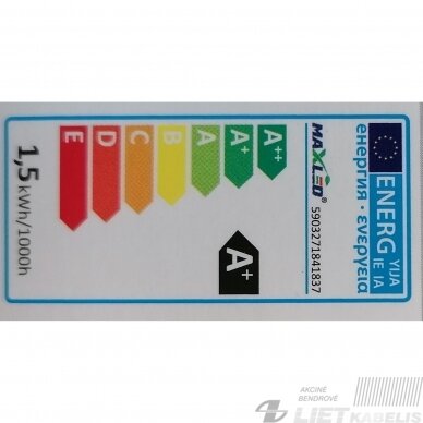 LED lempa 1,5W, 4000K, 100Lm, GU10, 230V, Max-Led 1 LED lempa 1,5W, 4000K, 100Lm, GU10, 230V, Max-Led 1