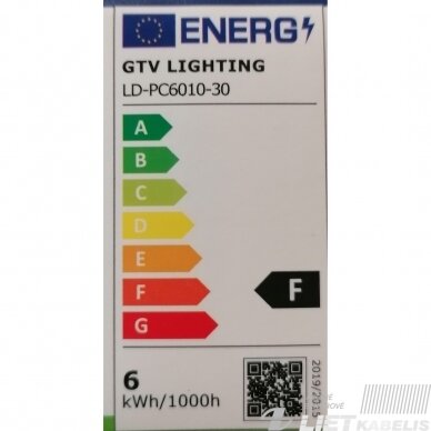 Led lempa 5,6W, 3000K, GU10, GTV 2 Led lempa 5,6W, 3000K, GU10, GTV 2