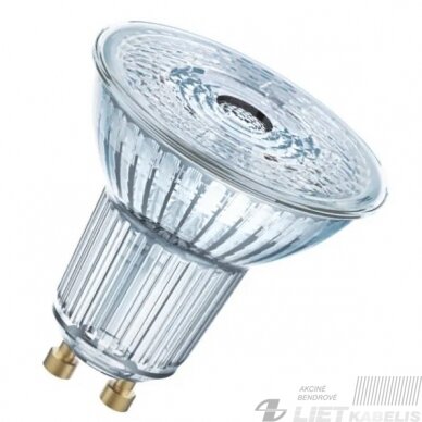 LED lempa 8,3W, GU10, 3000K, 575lm, dimeriuojama, OSRAM LED lempa 8,3W, GU10, 3000K, 575lm, dimeriuojama, OSRAM