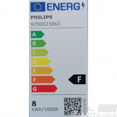 LED lempa 8W, E27, 4000K, 806lm, PHILIPS 1