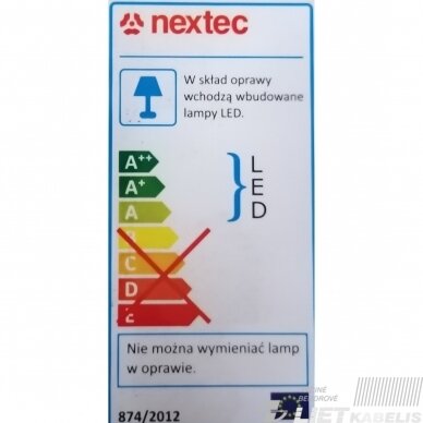 LED panelė 36W, 4000K, 3400Lm, 600x600mm, Nectex 1 LED panelė 36W, 4000K, 3400Lm, 600x600mm, Nectex 1