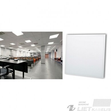 LED panelė 40W, 4000K, 4800lm, 600x600mm, VISIONAL 1 LED panelė 40W, 4000K, 4800lm, 600x600mm, VISIONAL 1