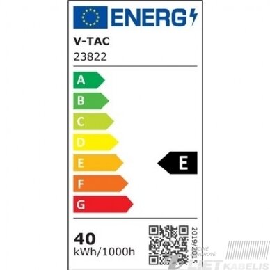 LED panelė 40W, 4800lm, 4000K, 600x600mm, V-tac 5