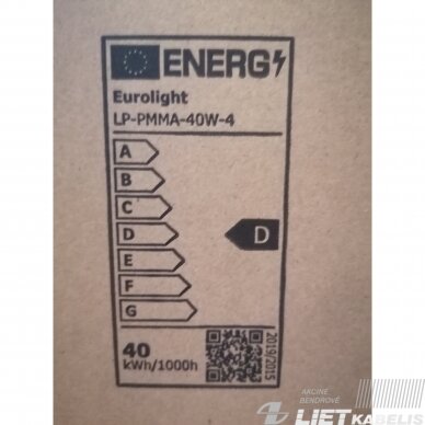 LED panelė BERLIN  40W, 4800Lm, 4000K, 600x600mm, Eurolight 3