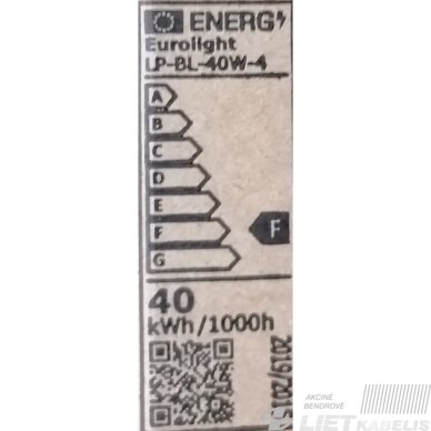 LED panelė NICE 40W ,4000K, 4000lm,  600x600mm, IP20, Eurollight 2