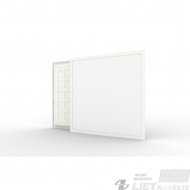 LED panelė PARIS 25W, 150lm/W, 4000K, 60x60cm, EUROLIGHT 1