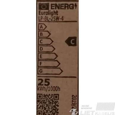 LED panelė PARIS 25W, 150lm/W, 4000K, 60x60cm, EUROLIGHT 3 LED panelė PARIS 25W, 150lm/W, 4000K, 60x60cm, EUROLIGHT 3