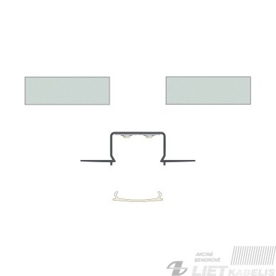 LED profilio komplektas HORST priglaistomas platus, juodas, anoduotas, baltas dangtelis 3 m 1 LED profilio komplektas HORST priglaistomas platus, juodas, anoduotas, baltas dangtelis 3 m 1