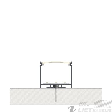 LED profilio komplektas NORS paviršinis/pakabinamas, aliuminis, anoduotas, matinis dangtelis 2.02 m 2 LED profilio komplektas NORS paviršinis/pakabinamas, aliuminis, anoduotas, matinis dangtelis 2.02 m 2