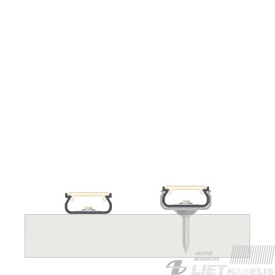 LED profilio komplektas ORRE paviršinis, juodas, anoduotas, matinis dangtelis 2.02 m 2 LED profilio komplektas ORRE paviršinis, juodas, anoduotas, matinis dangtelis 2.02 m 2