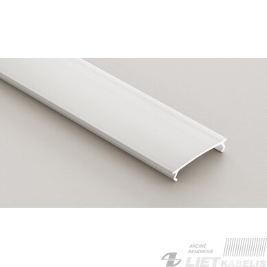 LED profilių TEKKNI dangtelis 2.02m, baltas, modeliams EGEN, HORST, TVED