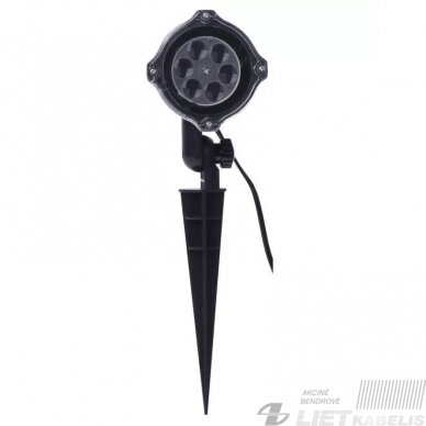 LED projekcinis lauko lazeris, ZY1936 IP44, balta 1 LED projekcinis lauko lazeris, ZY1936 IP44, balta 1