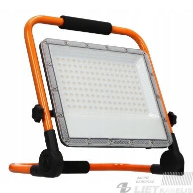 LED prožektorius 100W, 4500K, 11000lm, nešiojamas su rėmu ,IP65, SMART LED LED prožektorius 100W, 4500K, 11000lm, nešiojamas su rėmu ,IP65, SMART LED