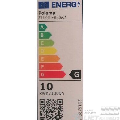 LED Prožektorius 10W, 800lm, 3000-6000K, IP65, POLAMP 2