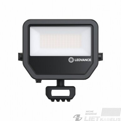 LED prožektorius 17W, 4000K, 2400lm, su judesio davikliu, IP65, LEDVANCE LED prožektorius 17W, 4000K, 2400lm, su judesio davikliu, IP65, LEDVANCE