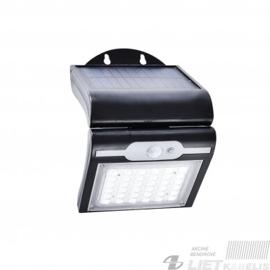 LED prožektorius 2,5W, 7000K, 200lm, su saulės baterija, su judesio davikliu, IP65, Spector Light LED prožektorius 2,5W, 7000K, 200lm, su saulės baterija, su judesio davikliu, IP65, Spector Light