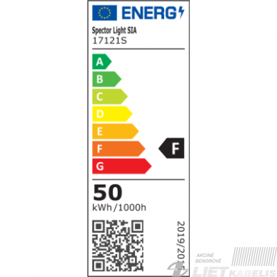 LED prožektorius 50W, 4000K, 4000Lm su judesio davikliu, IP44, Spector light 1 LED prožektorius 50W, 4000K, 4000Lm su judesio davikliu, IP44, Spector light 1