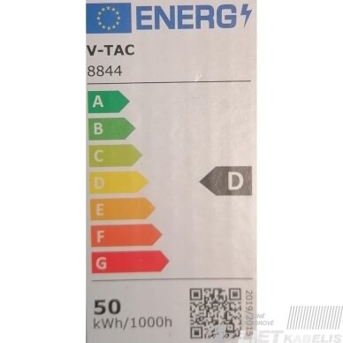 LED Prožektorius 50W, 4000K, 5740lm, IP65, V-TAC 3 LED Prožektorius 50W, 4000K, 5740lm, IP65, V-TAC 3