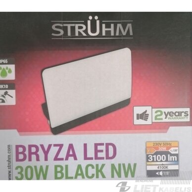 LED prožektorius BRYZA 30W, 4100K, 3100lm, IP65, Struhm 1