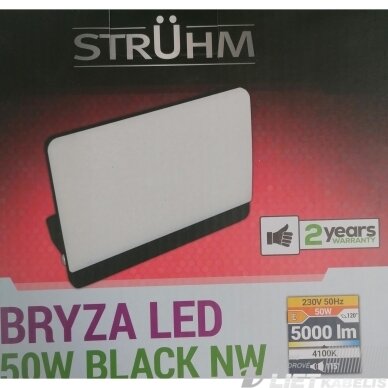 LED prožektorius BRYZA,  50W, 4100K, 5000lm, IP65, Struhm 2