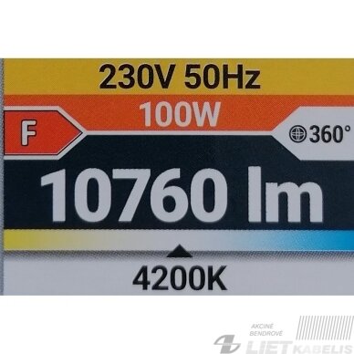 LED prožektorius ASTON 100W, 4200K, 10760lm, juodas, IP65, STRUHM 2 LED prožektorius ASTON 100W, 4200K, 10760lm, juodas, IP65, STRUHM 2