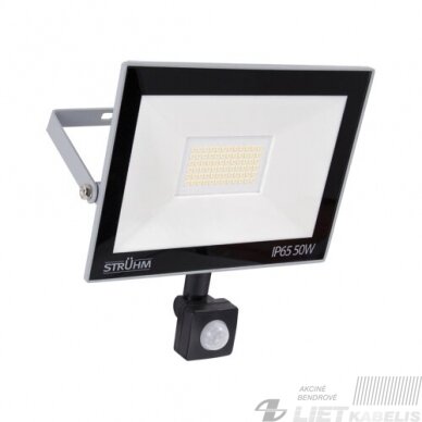 LED prožektorius su davikliu, 50W, 4200K, 4420LM, IP65, STRUHM LED prožektorius su davikliu, 50W, 4200K, 4420LM, IP65, STRUHM