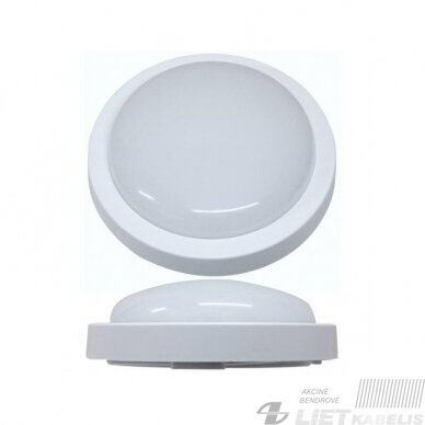 LED šviestuvas 12W, 4000K, 960Lm, virštinkinis apvalus baltas, IP54, SPECTOR Light LED šviestuvas 12W, 4000K, 960Lm, virštinkinis apvalus baltas, IP54, SPECTOR Light