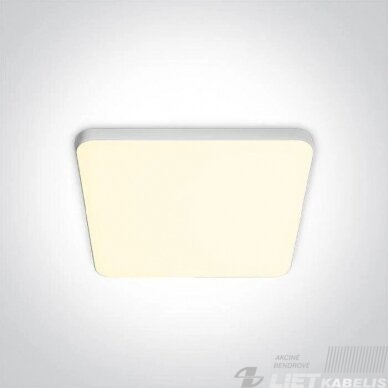 LED šviestuvas 14W, 3000K, 1610Lm, įleidžiamas, kvadratinis, One Light LED šviestuvas 14W, 3000K, 1610Lm, įleidžiamas, kvadratinis, One Light