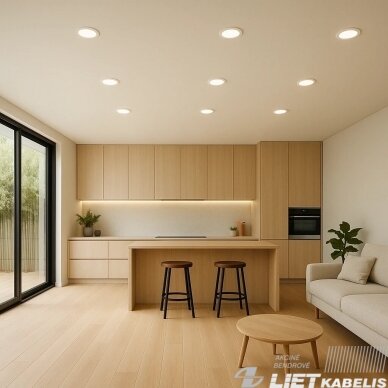 LED šviestuvas 18-21-24W, 3000K-5000K, 2110lm, universalus apvalus EASY FLEX, LEDLine 3 LED šviestuvas 18-21-24W, 3000K-5000K, 2110lm, universalus apvalus EASY FLEX, LEDLine 3