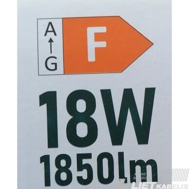 LED šviestuvas 18W, 4000K, su mikro davikliu, IP44, SPECTOR Light 1