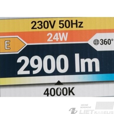 LED šviestuvas 24W, 4000K, 2900lm, TOTEM, Struhm 1 LED šviestuvas 24W, 4000K, 2900lm, TOTEM, Struhm 1