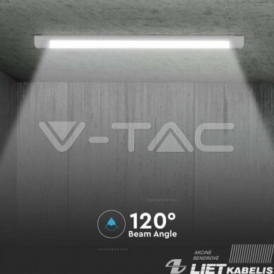 LED šviestuvas 40W,  4000K, 4800Lm, 120cm, IP20, V-TAC 2