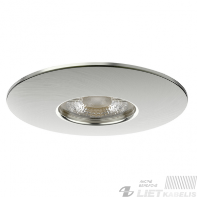 LEd šviestuvas 5W, 4000K, 450Lm, apvalus įleidžiamas, nikelis, IP44, AIRAM LEd šviestuvas 5W, 4000K, 450Lm, apvalus įleidžiamas, nikelis, IP44, AIRAM